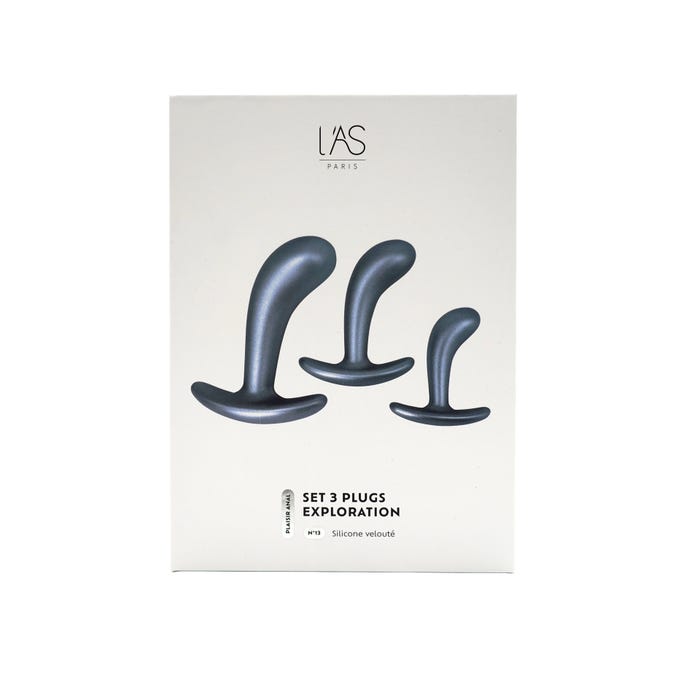 Dorcel L'AS N°13, set de 3 plugs anal progressifs
